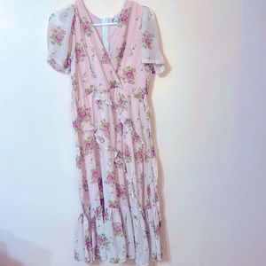 Super cute long floral dress